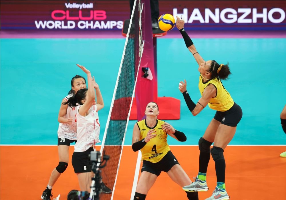 Praia Clube no Mundial de Clubes Feminino de Vôlei (foto: Divulgação/Volleyball World)