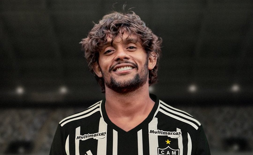 Gustavo Scarpa é anunciado pelo Atlético (foto: Divulgação/Atlético)