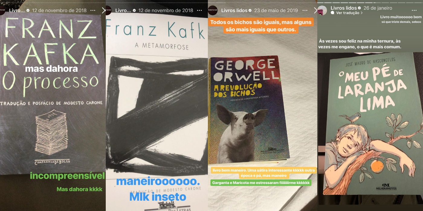 Críticas literárias de Gustavo Scarpa no Instagram - (foto: Reprodução/Instagram/Gustavo Scarpa)