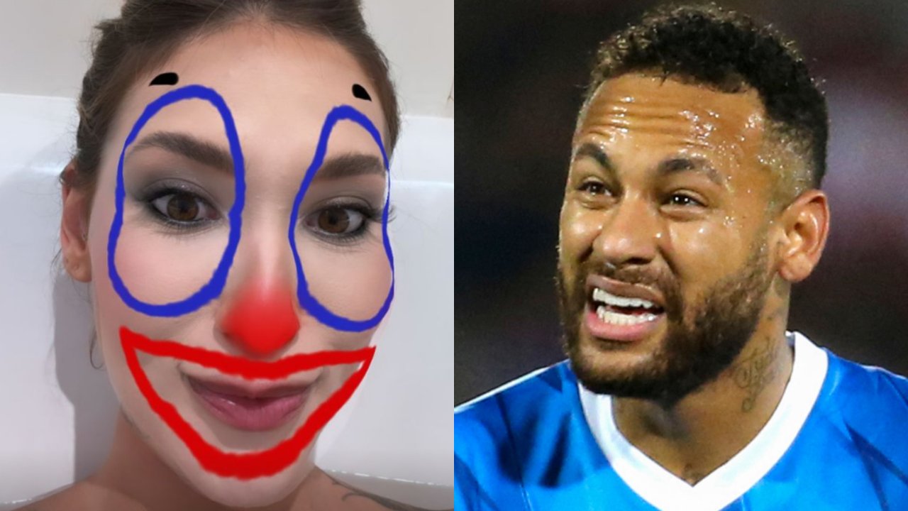Virginia fez reclamação sobre o cruzeiro de Neymar (foto: Reprodução/Instagram e ATTA KENARE/AFP)