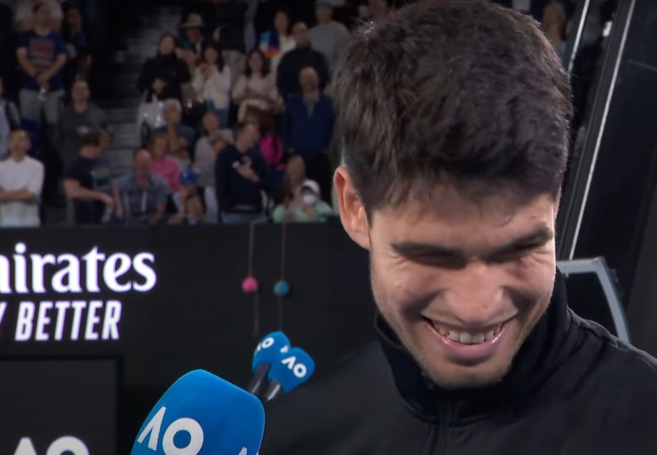 Carlos Alcaraz (foto: Reprodução/Australian Open)
