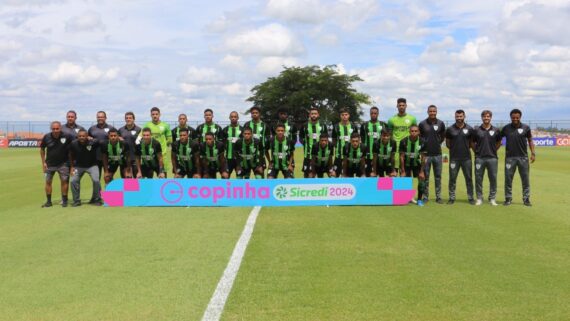 Time do América na Copinha 2024 (foto: América/Divulgação)