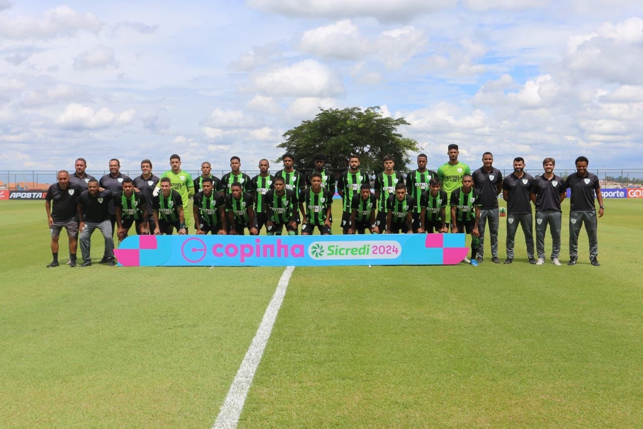 Time do América na Copinha 2024 (foto: América/Divulgação)