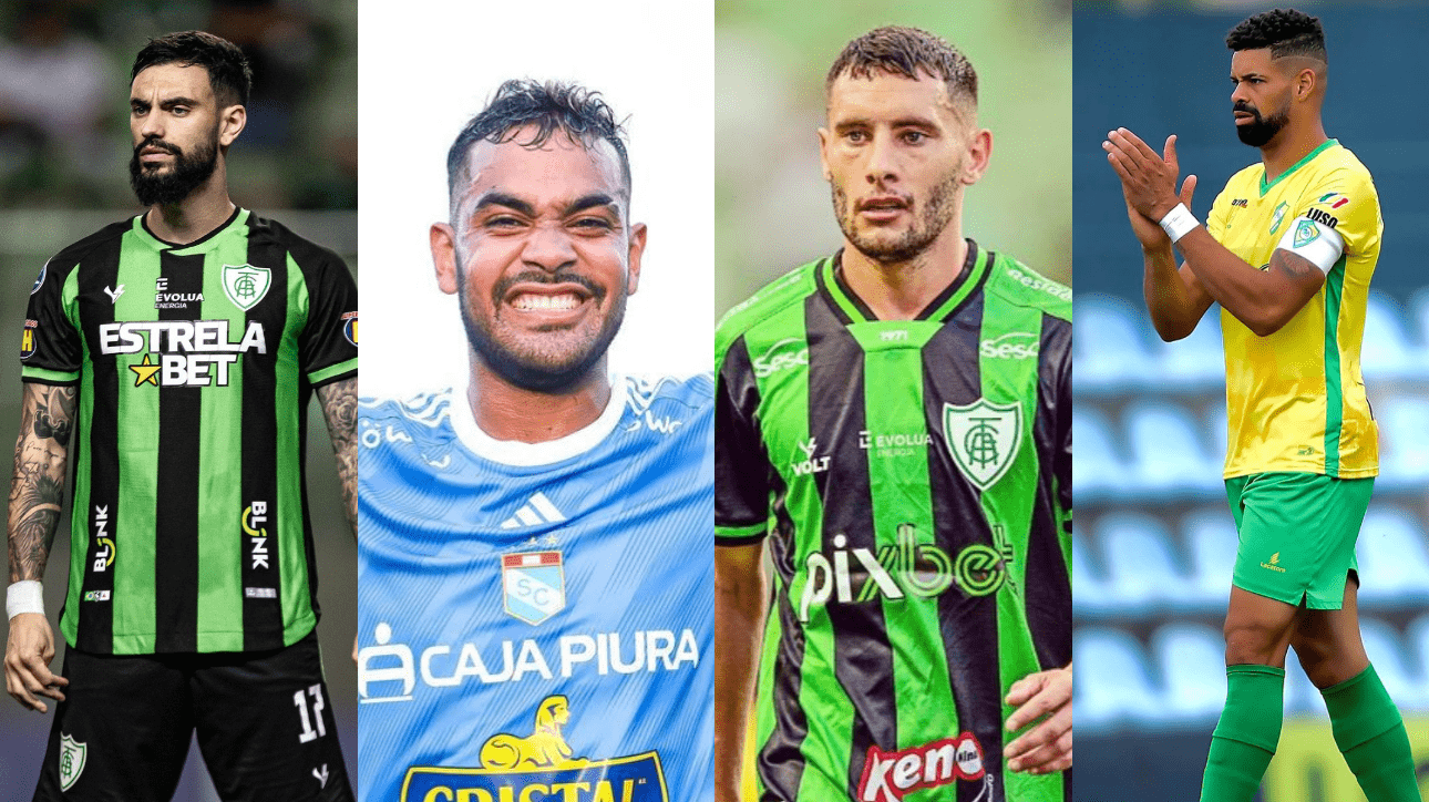 Jogadores chegando ou saindo do América (foto: Reprodução Instagram)