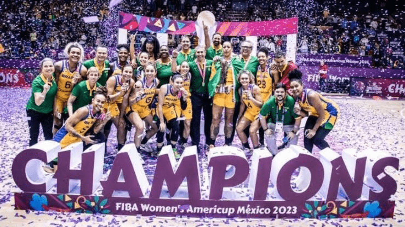 Jogadoras de basquete da Seleção Brasileira feminina (foto: Divulgação CBB)