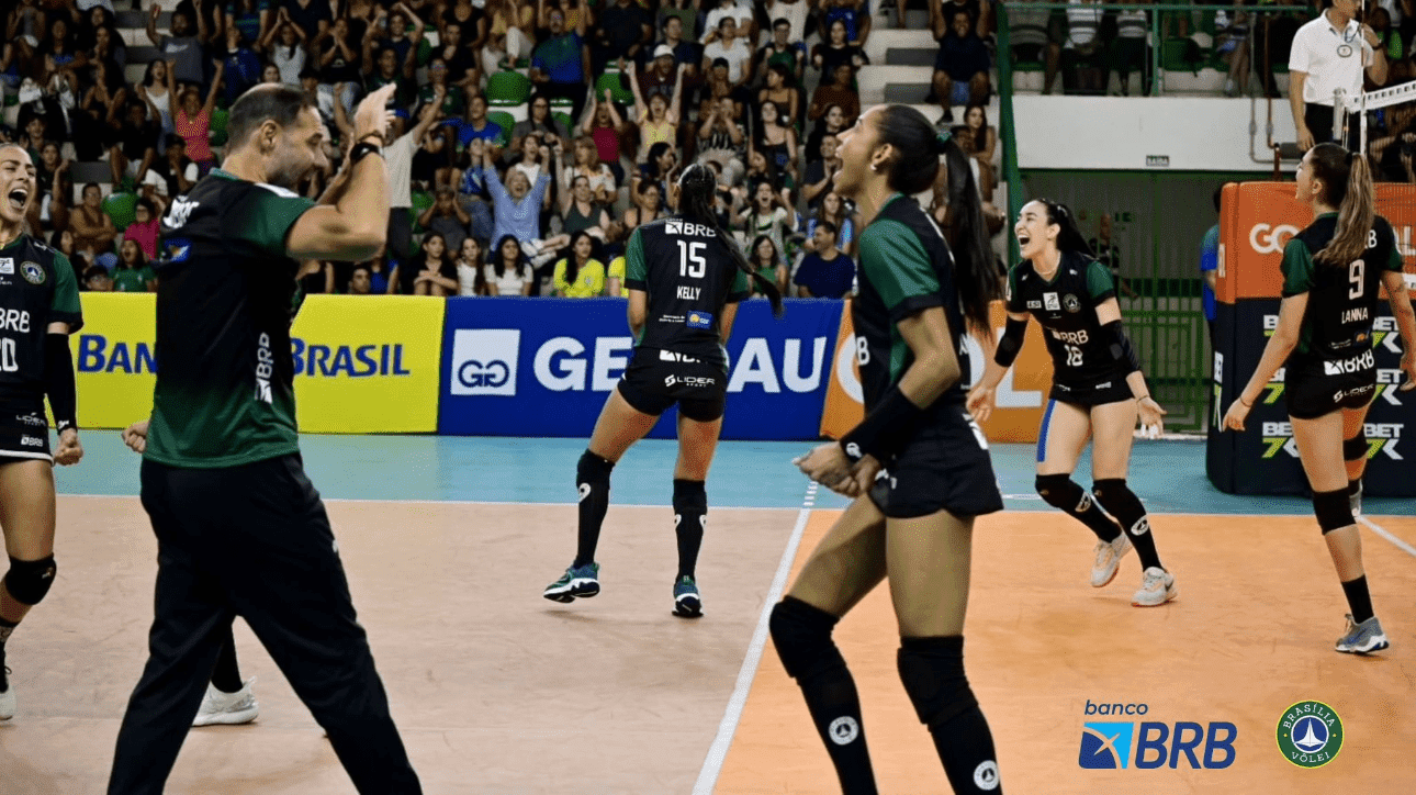 Jogadoras de vôlei do Brasília (foto: Guerreiro Fotografia)
