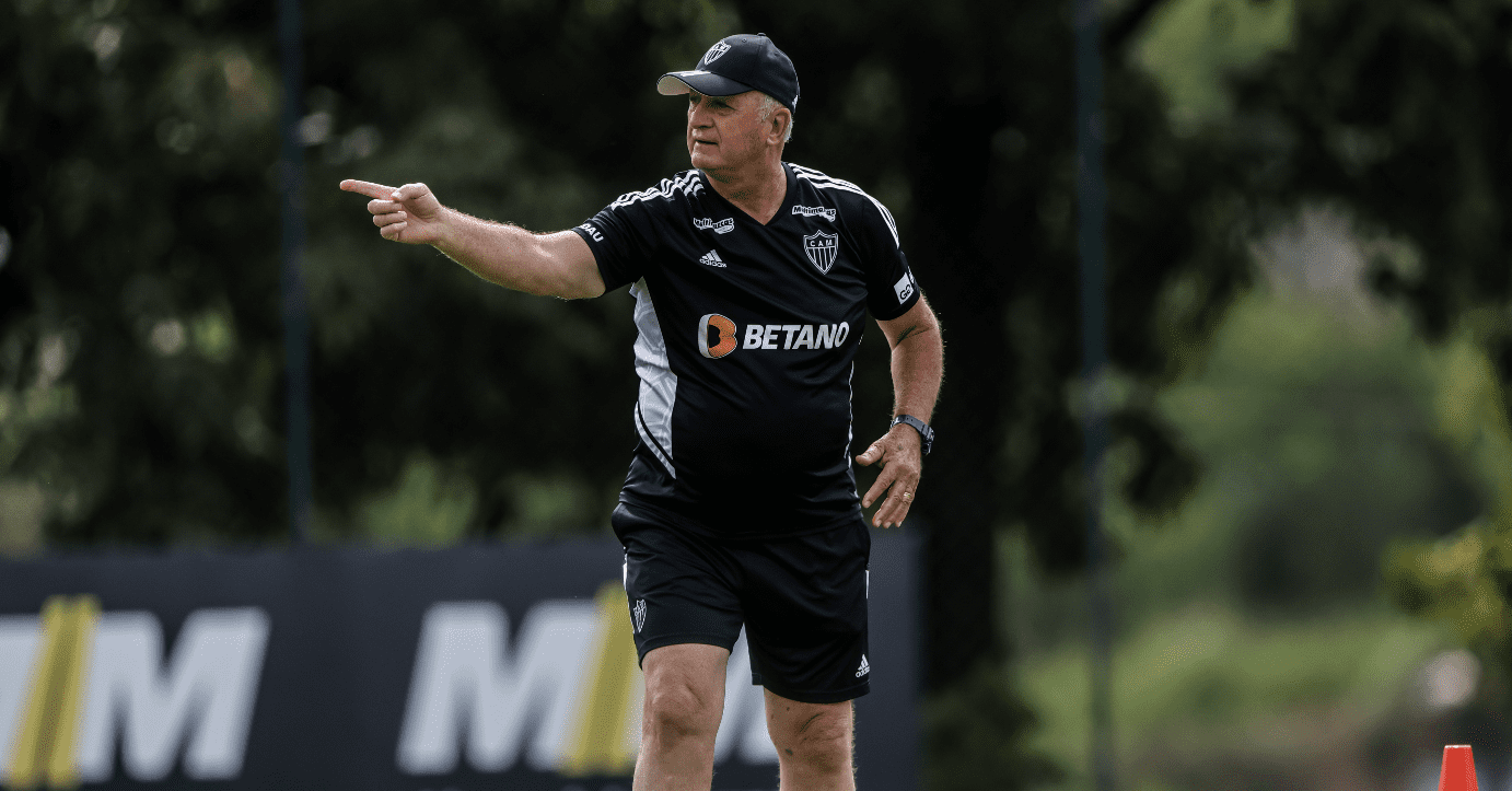 Felipão, técnico do Atlético (foto: Pedro Souza/Atlético)
