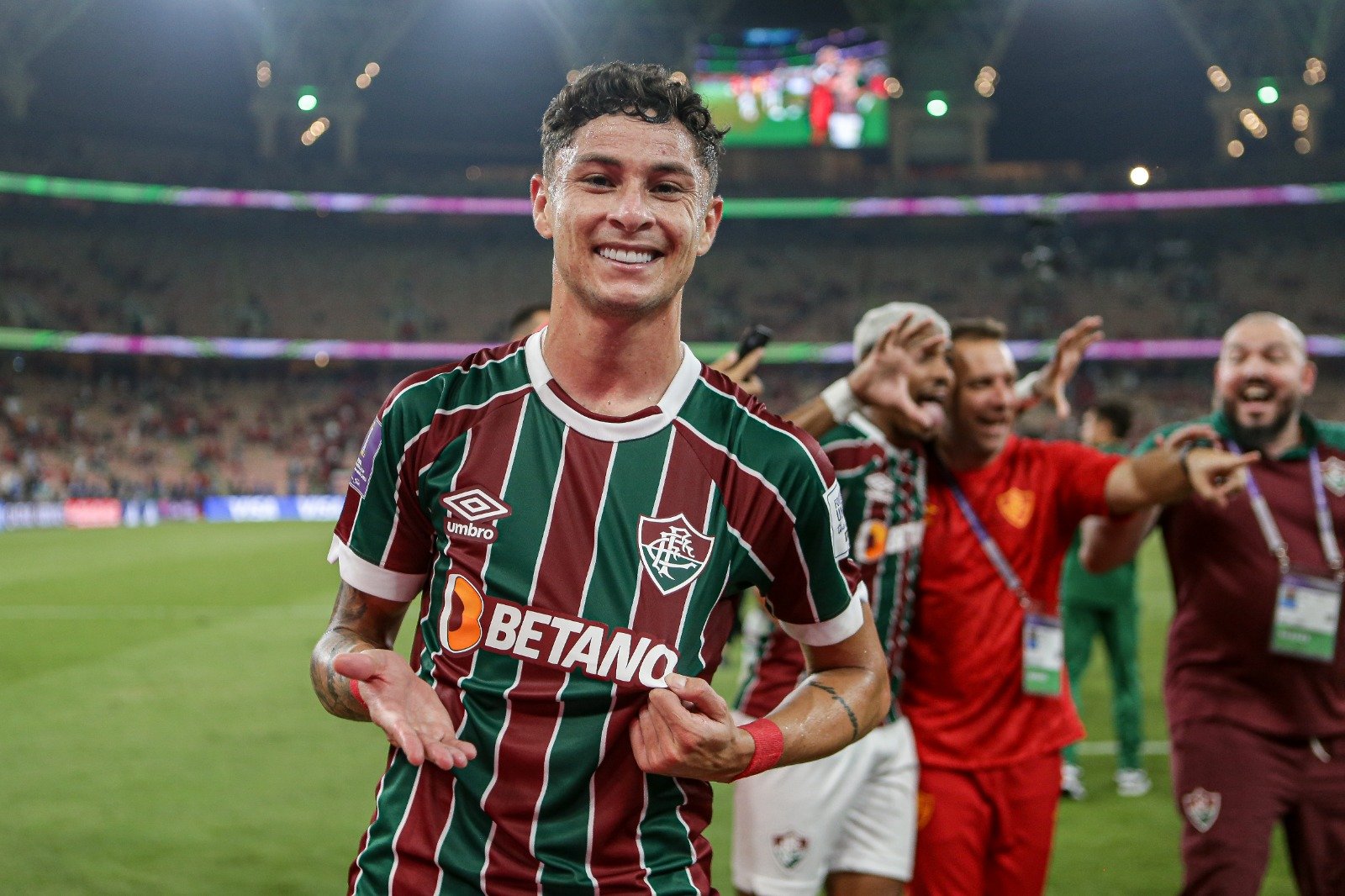 Fluminense carrega o patrocínio máster da Betano (foto: Lucas Merçon/Fluminense/Divulgação)