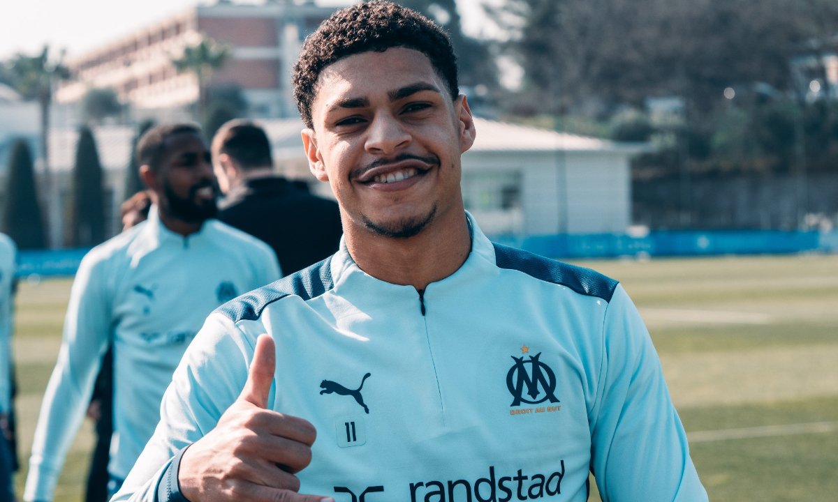 Luís Henrique pelo Olympique (foto: Reprodução)