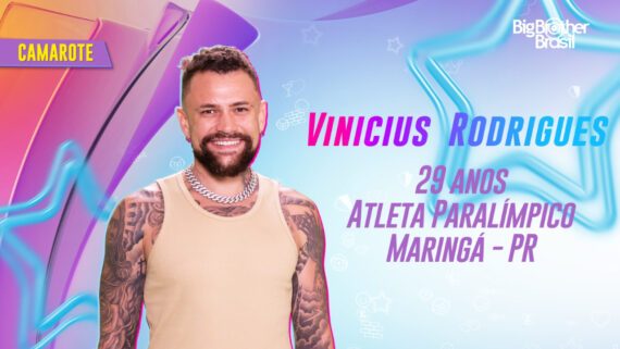 Vinicius Rodrigues, atleta paralímpico e participante do BBB24 (foto: Reprodução BBB)