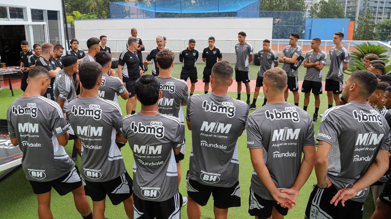 Elenco sub-20 do Atlético (foto: Bruno Sousa / Atlético)