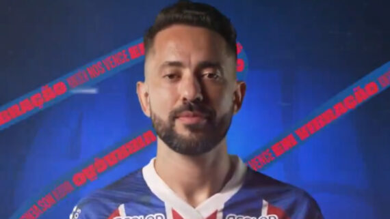 Everton Ribeiro no Bahia (foto: Reprodução Twitter)