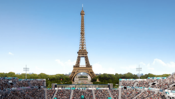 Torre Eiffel, local de competições na Olimpíada de Paris'2024 (foto: Divulgação Paris 2024)