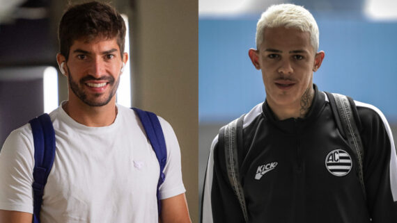 Lucas Silva (à esquerda) e Wallisson (à direita) (foto: Fotos de Staff Images/Cruzeiro e Divulgação/Athletic)