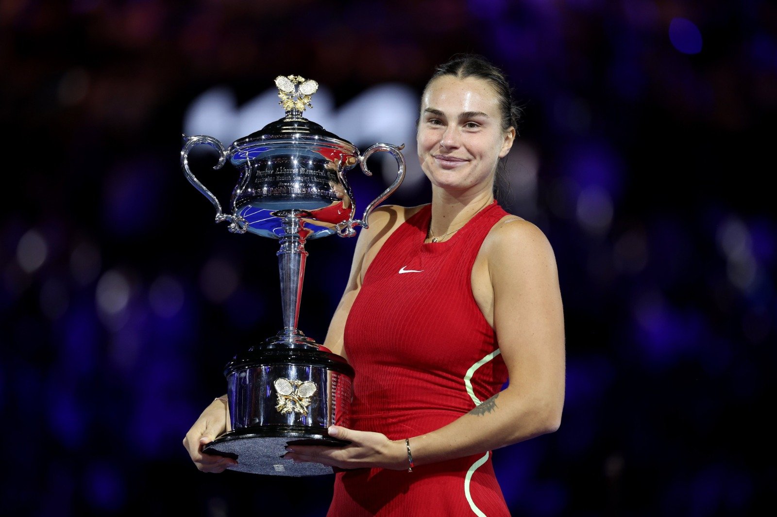 Aryna Sabalenka, campeã do Australian Open 2024 (foto: Australian Open/Divulgação)