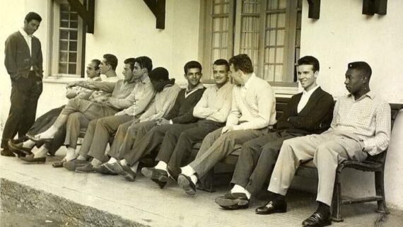 Zagallo treinou com a Seleção Brasileira em Poços de Caldas antes de título mundial em 58 (foto: Acervo Museu e Antonio Lucio/Prefeitura de Poços de Caldas/Divulgação)