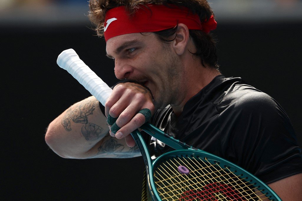 Thiago Wild, tenista brasileiro (foto: David Gray/AFP)