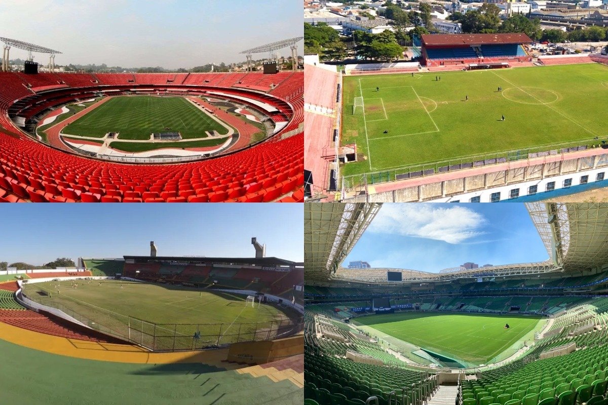 Estádios de São Paulo (foto: Reprodução)