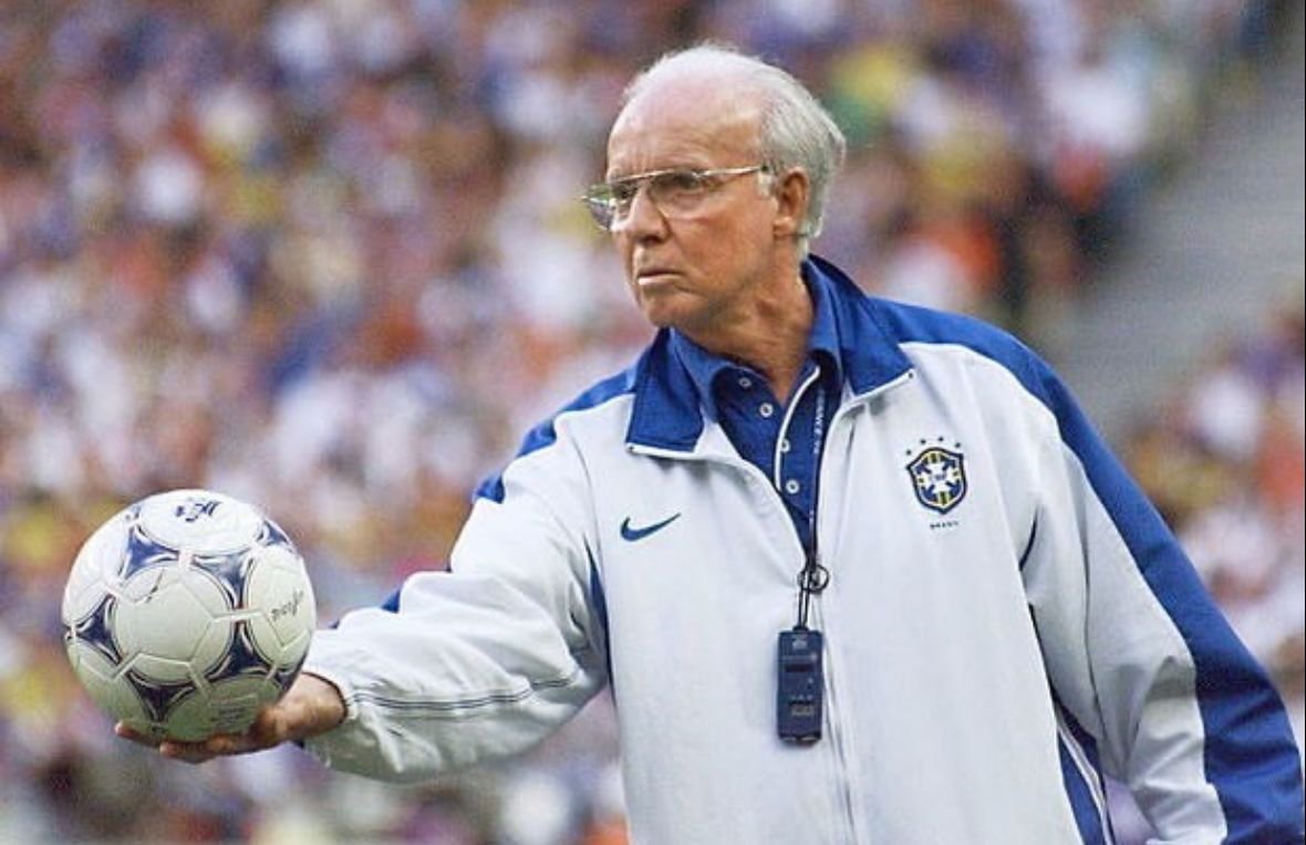 Zagallo é o único tetracampeão mundial (foto: Redes sociais Zagallo/Reprodução)