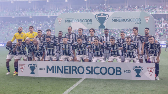 Atlético em jogo contra o América no Independência pela final do Mineiro de 2023 (foto: Cris Mattos / FMF)