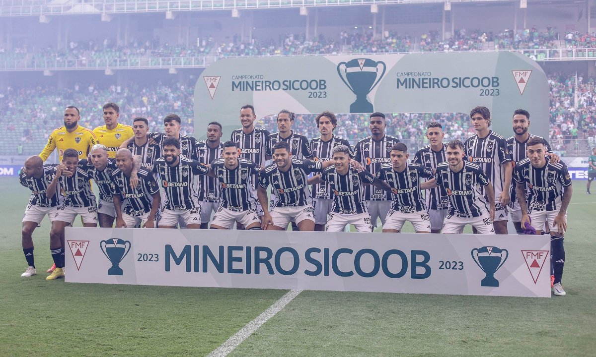 Atlético em jogo contra o América no Independência pela final do Mineiro de 2023 (foto: Cris Mattos / FMF)