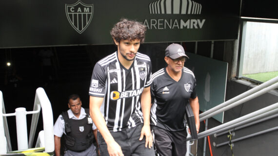 Gustavo Scarpa foi apresentado pelo Atlético nesta semana (foto: Edesio Ferreira/EM/D.A Press)