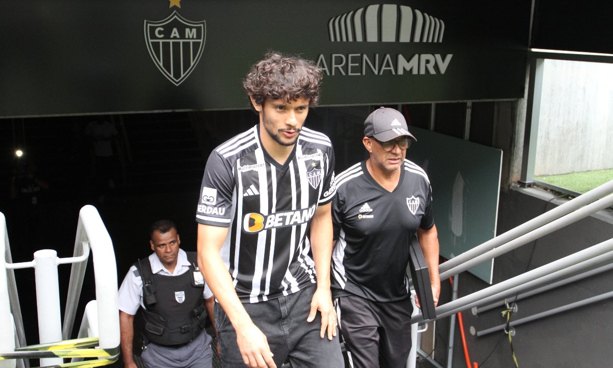 Gustavo Scarpa foi apresentado pelo Atlético nesta semana (foto: Edesio Ferreira/EM/D.A Press)