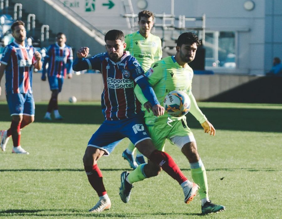 Bahia e Blackburn em Manchester (foto: Letícia Martins/EC Bahia)