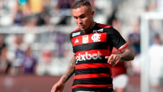 Everton Cebolinha, do Flamengo (foto: Divulgação/Flamengo)