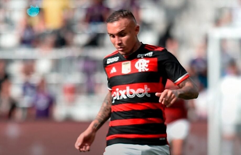Everton Cebolinha, do Flamengo (foto: Divulgação/Flamengo)