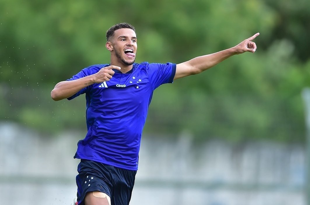 Gui Meira, meia do Cruzeiro Sub-20 (foto: Divulgação/Cruzeiro)