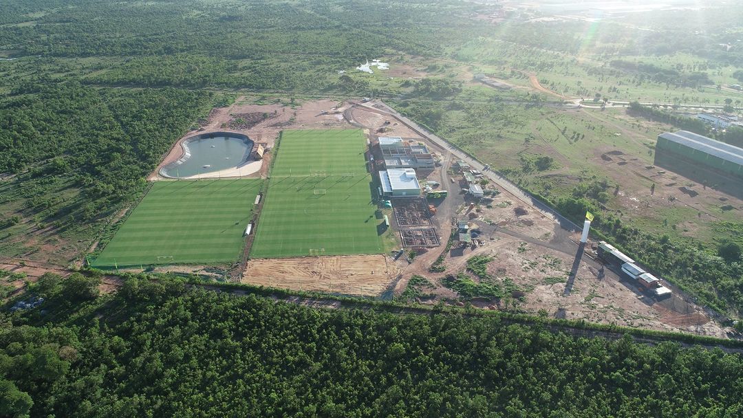 Imagens da construção do novo CT do Cuiabá