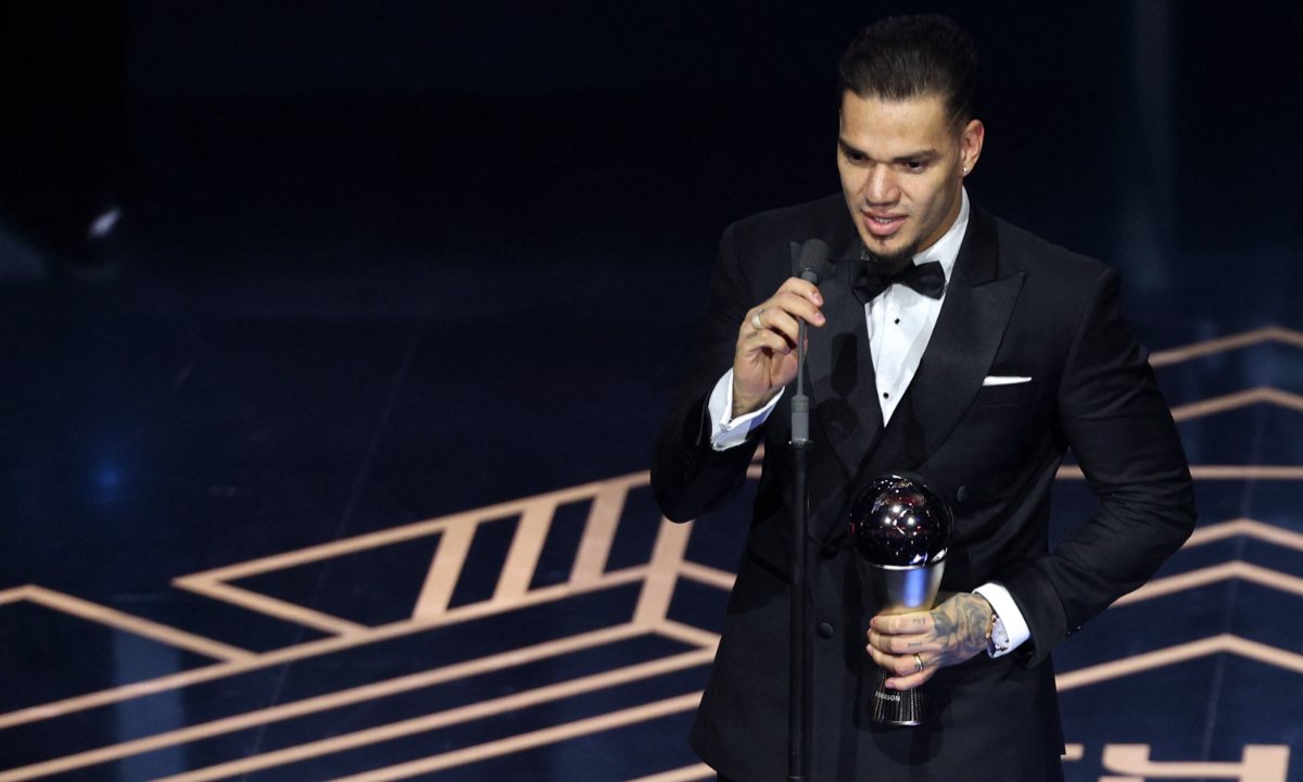 Ederson, goleiro do Manchester City (foto: AFP)