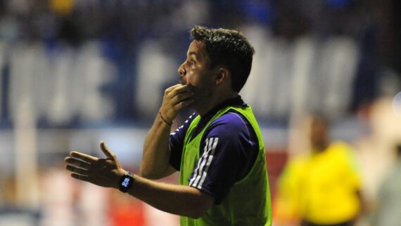 Nicolás Larcamón, novo treinador do Cruzeiro (foto: Alexandre Guzanshe/EM/DA Press)