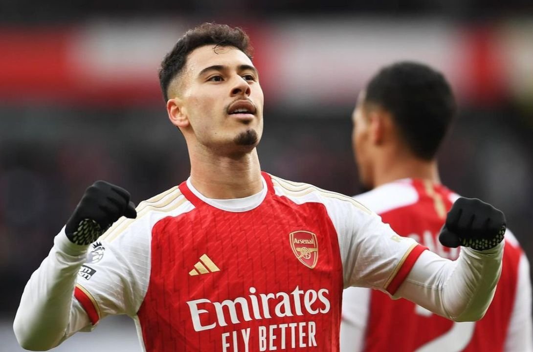 Gabriel Martinelli no Arsenal (foto: Reprodução/Redes Sociais)