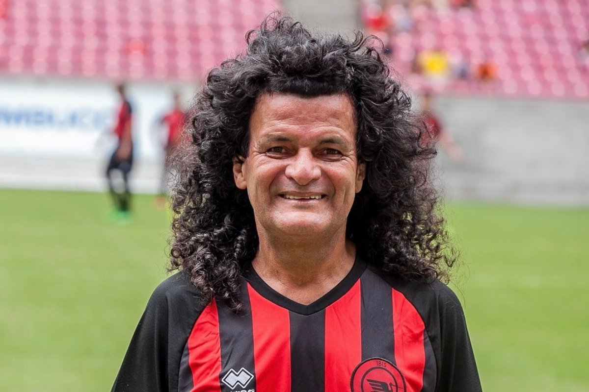Mauro Shampoo, ídolo do Íbis (foto: Divulgação / Íbis)