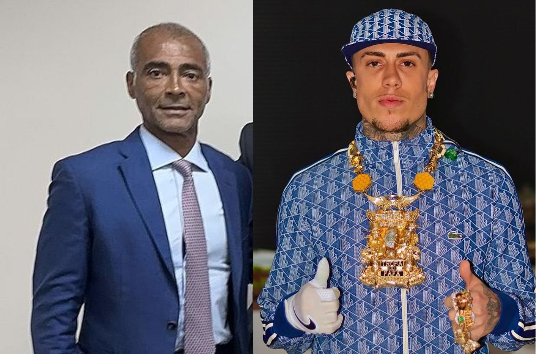 Romário (esquerda) e MC Daniel (direita) (foto: Reprodução/Redes Sociais)