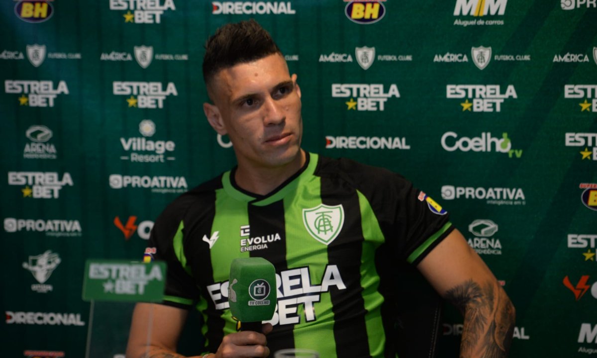 Moisés, meia do América (foto: Túlio Santos/EM/D.A Press)