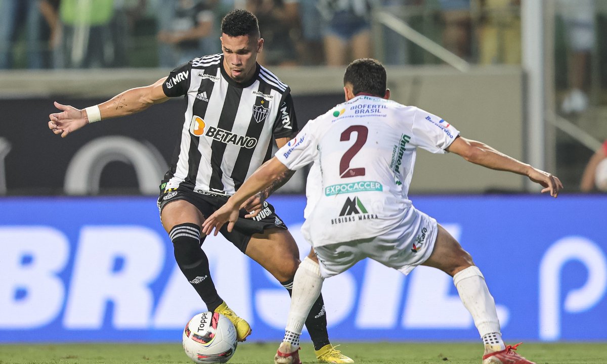 Paulinho em Atlético x Patrocinense (foto: Pedro Souza/Atlético)