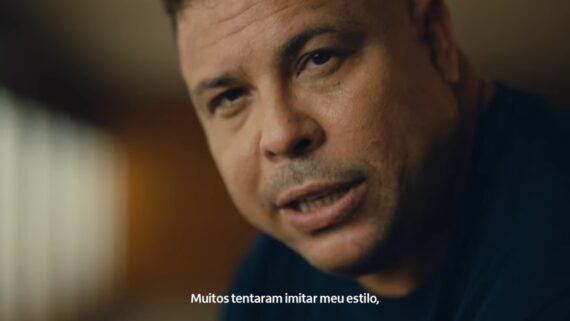 Ronaldo durante propaganda (foto: Divulgação)
