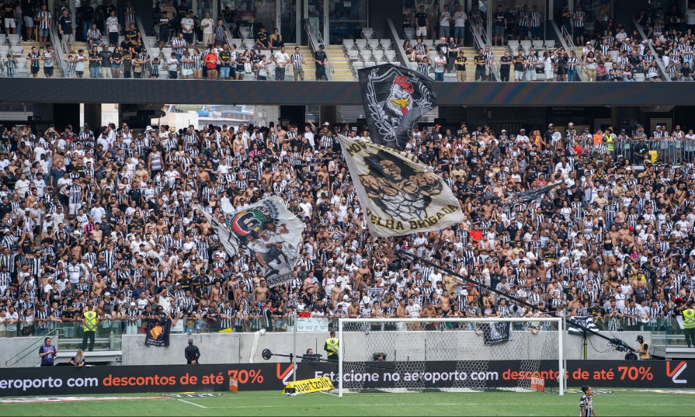 Torcedores do Atlético na Arena MRV (foto: Daniela Veiga / Atlético)