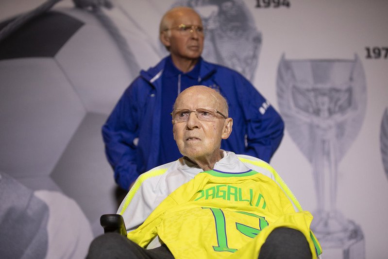 Zagallo recebe homenagem da CBF (foto: Lucas Figueiredo/CBF)