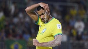 Rodrigo comemora gol do Brasil na final da Copa do Mundo - Crédito: 