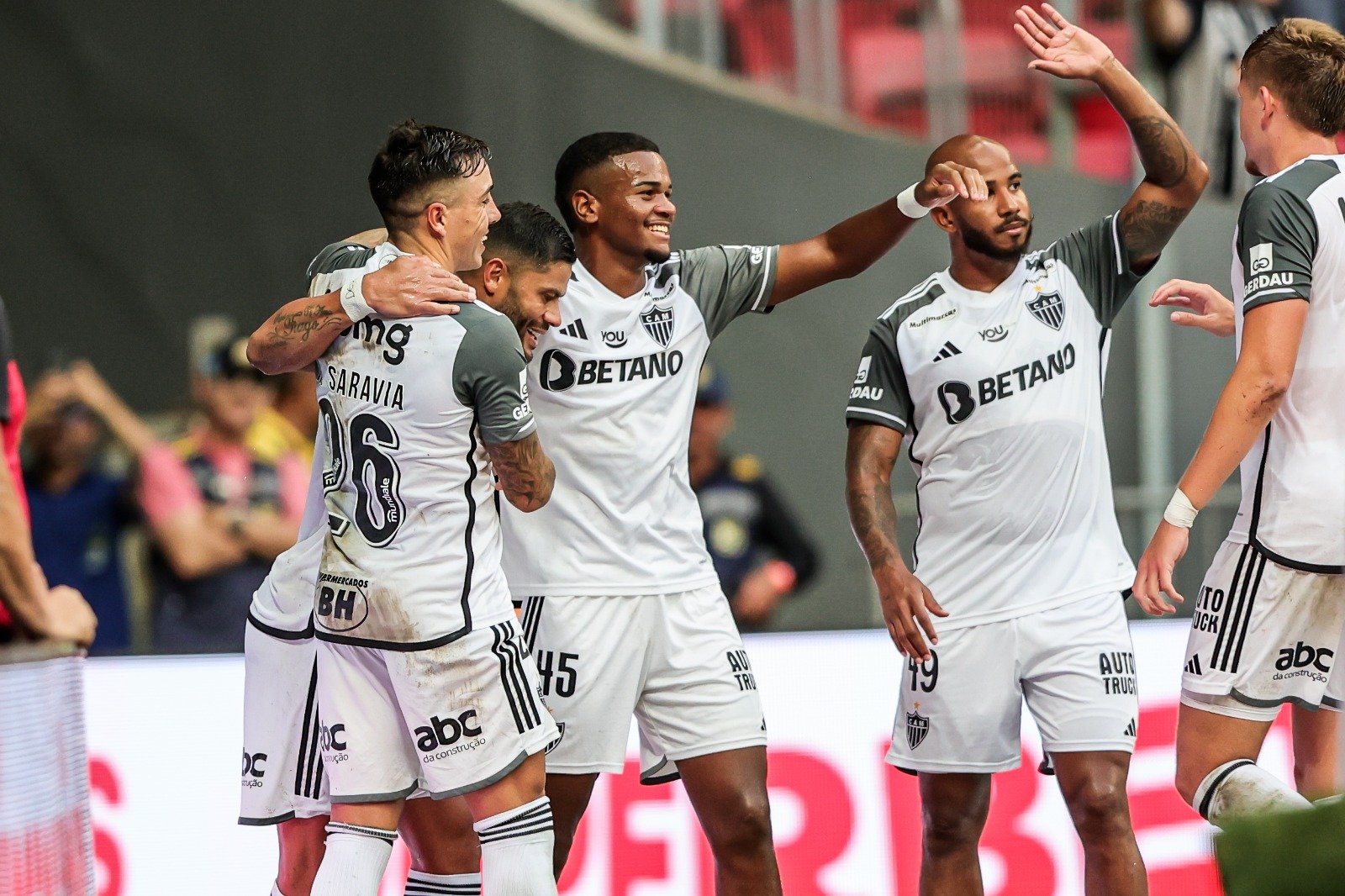 Jogadores do Atlético (foto: Pedro Souza/Atlético)