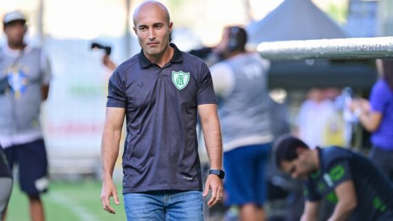 Cauan de Almeida, técnico do América (foto: Mourão Panda/América)