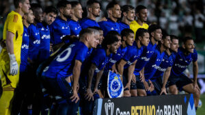 Cruzeiro perfilado (foto: Gustavo Aleixo/Cruzeiro)