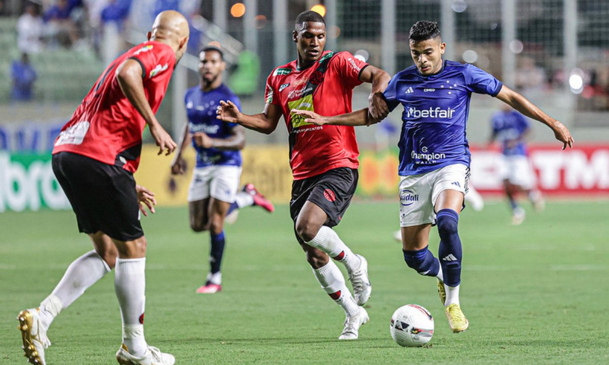 Cruzeiro perdeu para o Pouso Alegre em 7 de fevereiro de 2023 (foto: Cris Mattos/Staff Images)