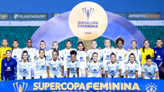 Jogadores do Cruzeiro na Supercopa Feminina (foto: Staff Images / Cruzeiro)