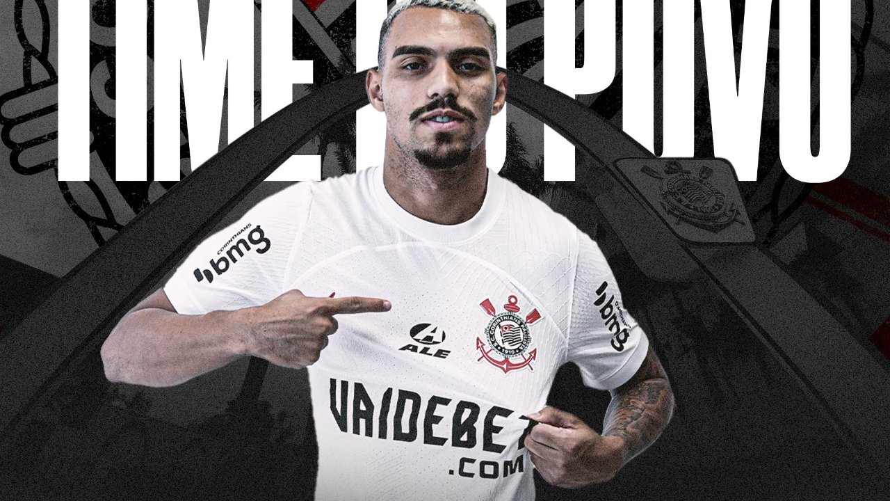 Matheus França, conhecido como Matheuzinho, no Corinthians (foto: Reprodução redes sociais)