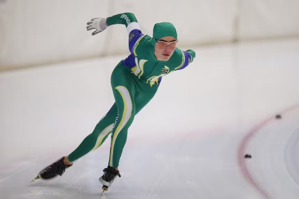 Gabriel Ohnmatch, pioneiro na patinação no gelo no Brasil (foto: CBDG/Divulgação)